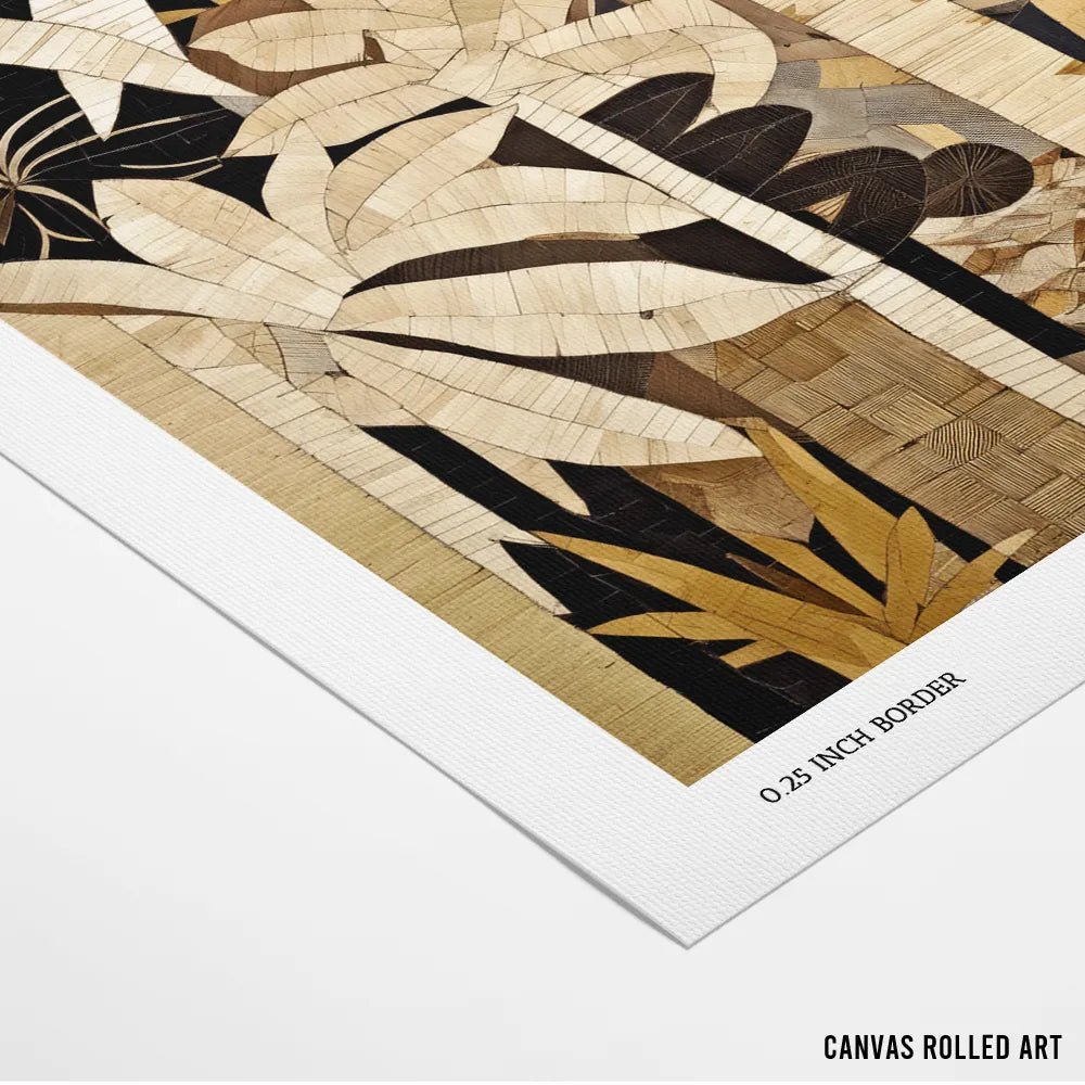 Tropical Tapestry Botanical Wall Art Poster for Living Room - XS / Matte Paper / Rolled Art - Nook At You