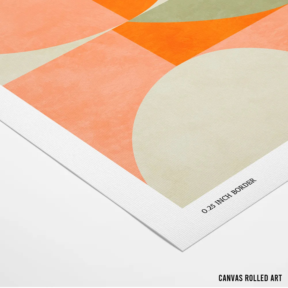 Summer Circles Vibrant Geometric Wall Art Poster - XS / Matte Paper / Rolled Art - Nook At You