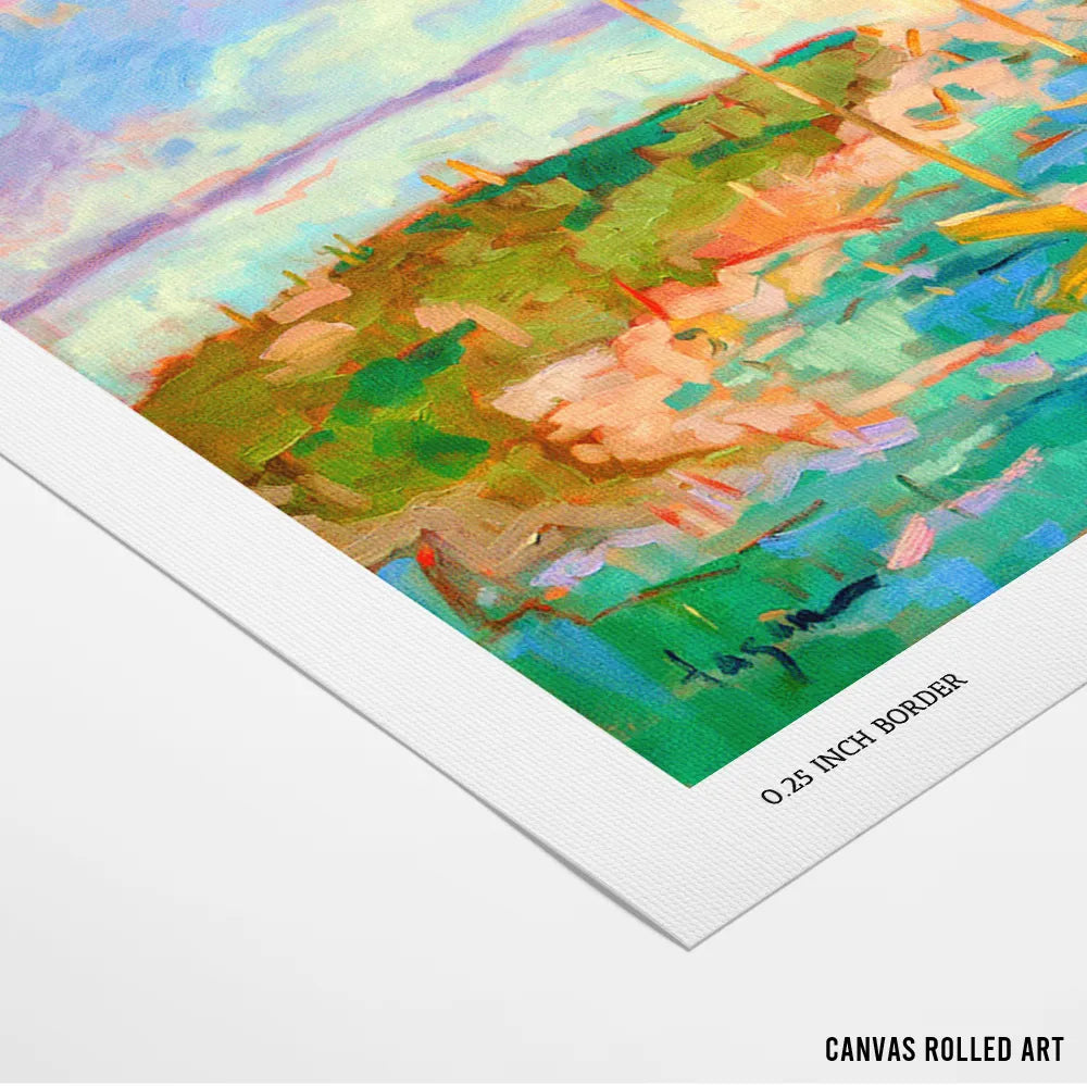 Serene Evening Landscape Poster - XS / Matte Paper / Rolled Art - Nook At You