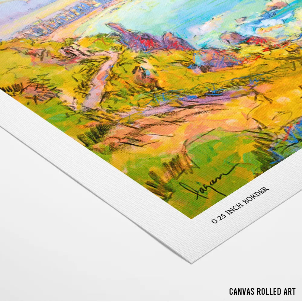 West View Coastal Landscape Print - XS / Matte Paper / Rolled Art - Nook At You