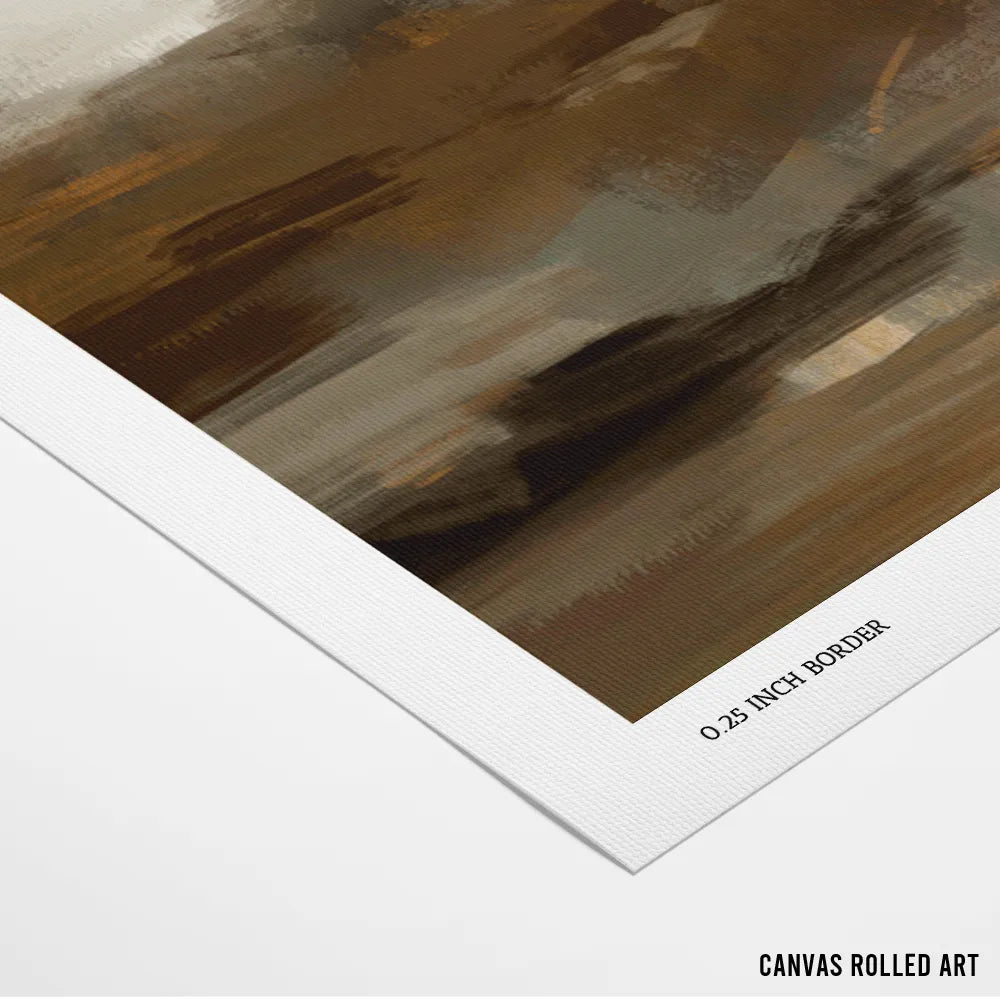 Raw Terrain Abstract Wall Art Poster - XS / Matte Paper / Rolled Art - Nook At You