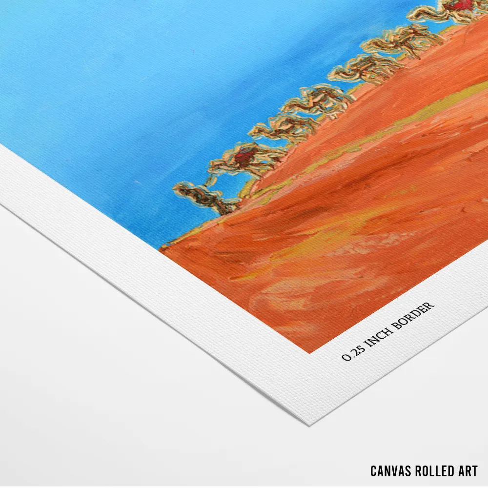 Desert Camel Caravan Landscape Wall Art Poster - XS / Matte Paper / Rolled Art - Nook At You