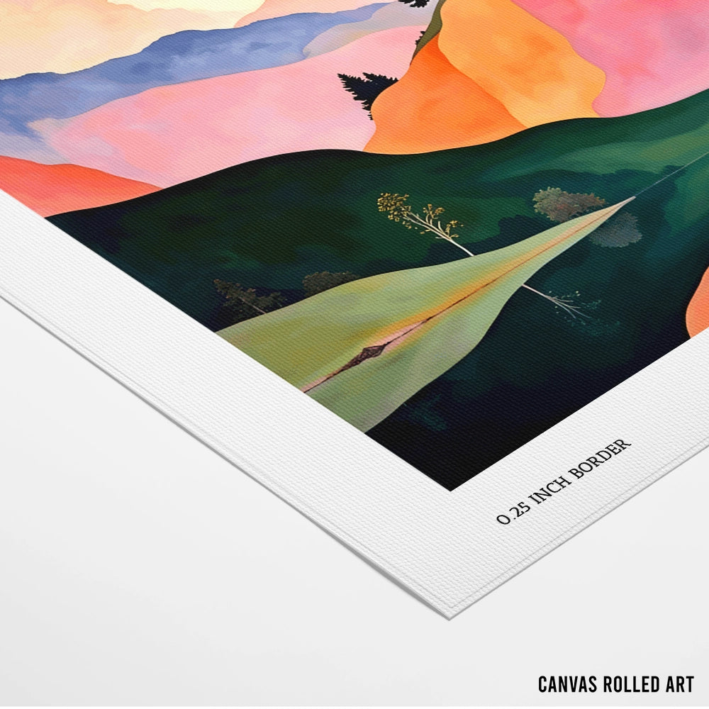 Love In the Air Landscape Canvas Prints - XS / Matte Paper / Rolled Art - Nook At You