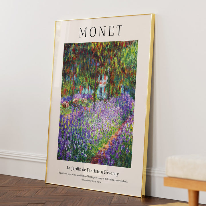 Claude Monet- Le Jardin De L'artiste a Giverny Landscape Painting