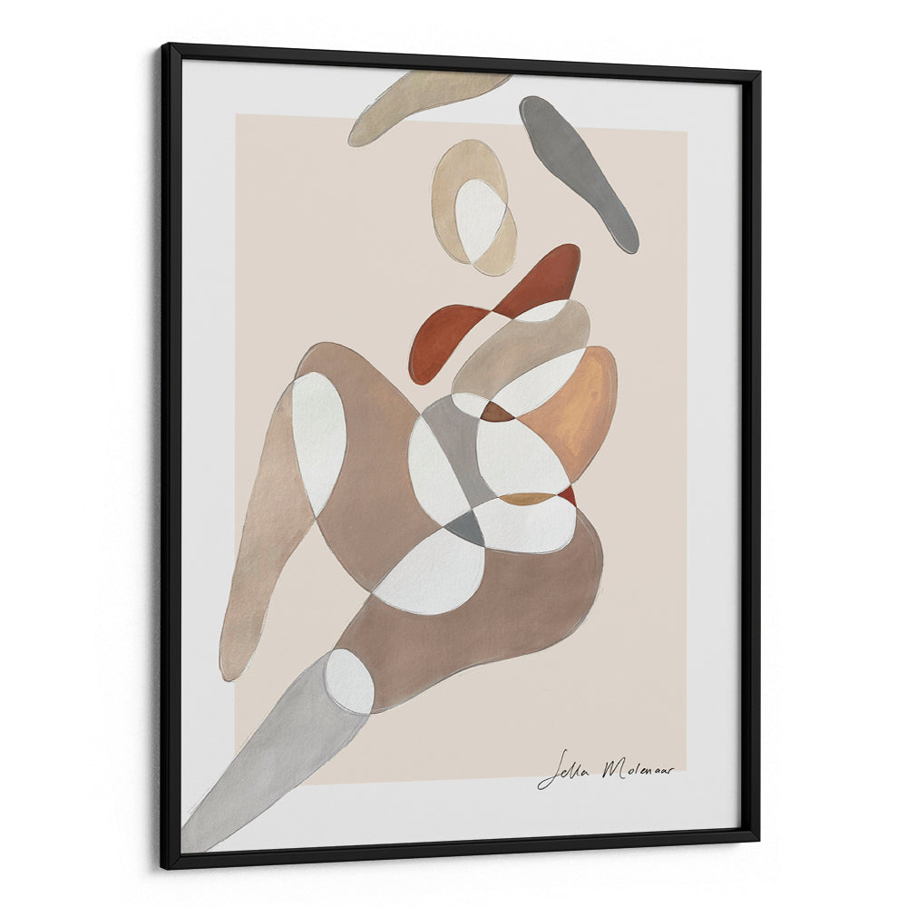Flowing Silhouettes Abstract Art Prints - XS / Matte Paper / Rolled Art - Nook At You