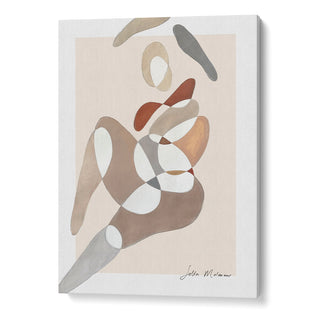 Flowing Silhouettes Abstract Art Prints