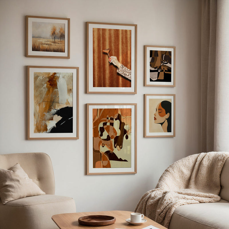 Earth & Ember Gallery Wall Set Of 6