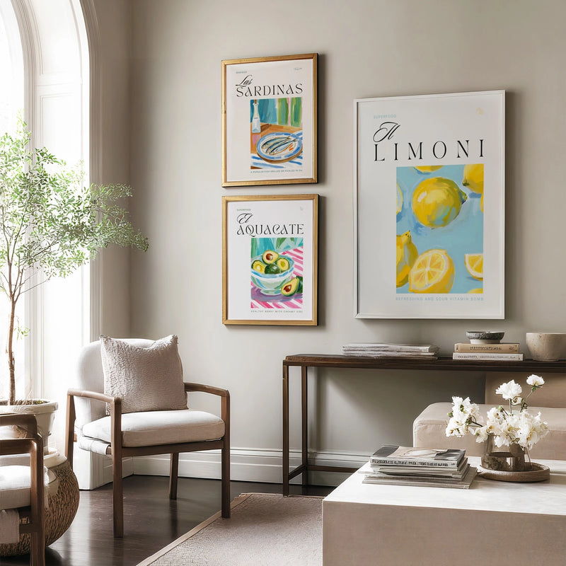 A Taste of Summer Gallery Wall Set Of 3