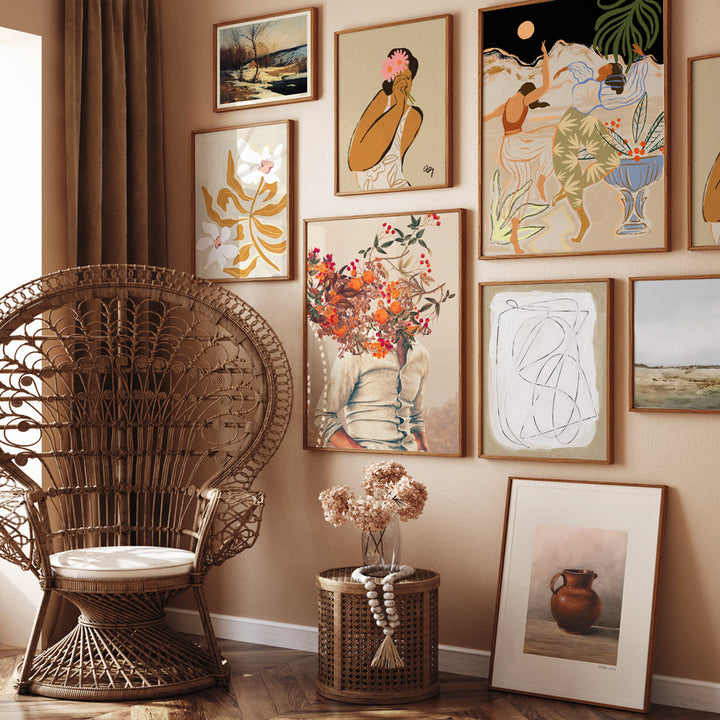 Radiant Harmony Gallery Wall Set of 8