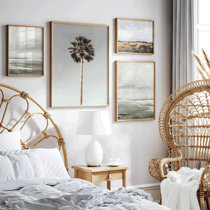 Elemental Harmony Gallery Wall Set of 4