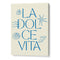 La Dolce Vita Blue Canvas Prints