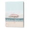 Pink Umbrella Landscape Art Print