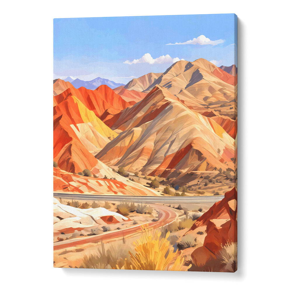 Colorful Peakscape Landscape Wall Art - XS / Matte Paper / Rolled Art - Nook At You