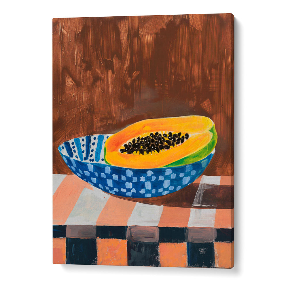 Papaya Dreams Canvas Painting - XS / Matte Paper / Rolled Art - Nook At You