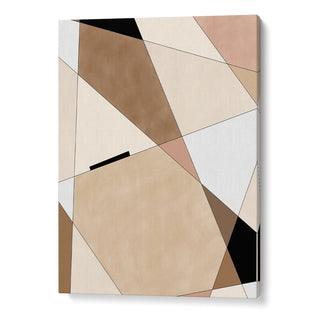 Beige Angles – Minimalist Geometric Wall Art Print