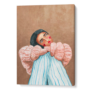 Dreaming girl Art Print