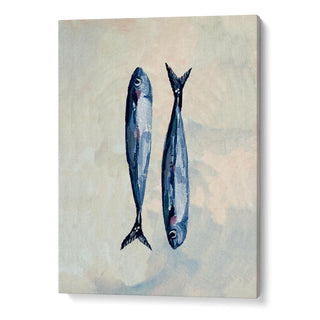 Sardines In Blue Gourmet Wall Art Poster