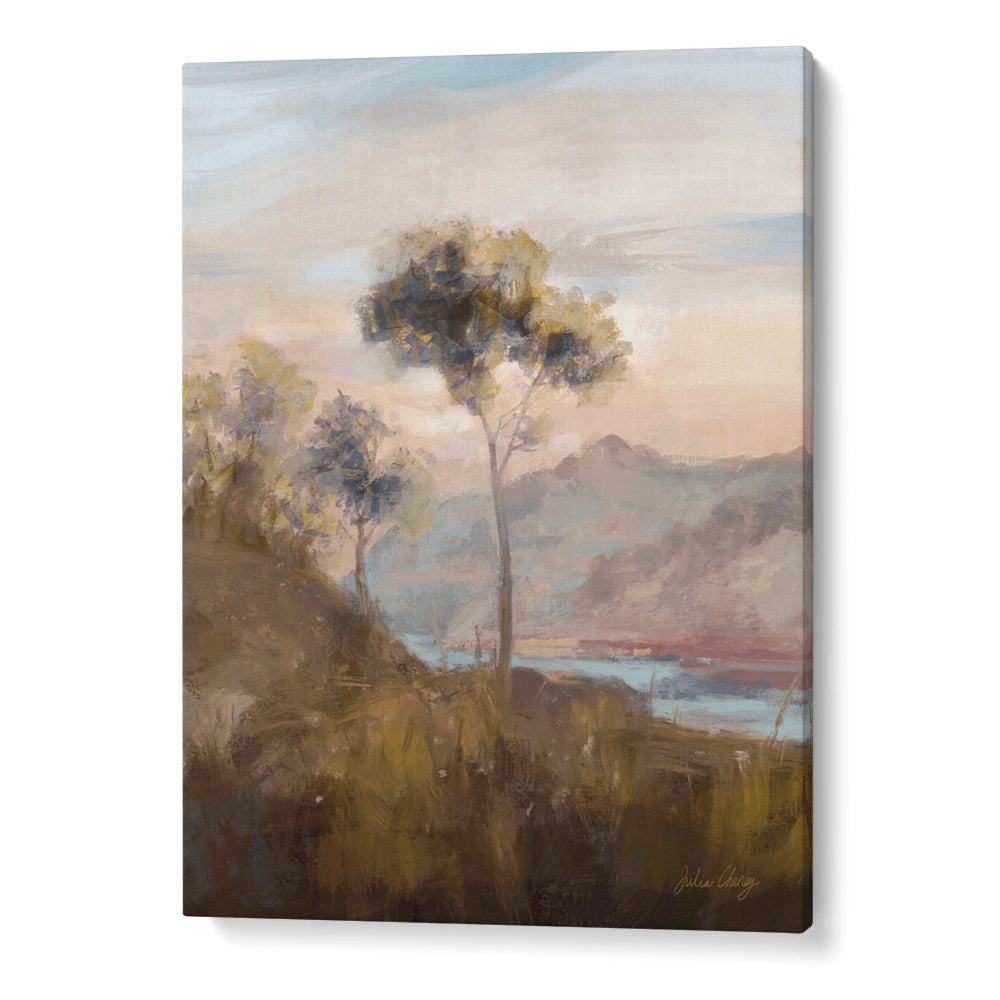 Hazy Mountain Retreat Landscape Art For Living Room - XS / Matte Paper / Rolled Art - Nook At You