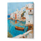 Village By The Sea Landscape Canvas Art Print