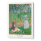 Monet - In The Woods At Giverny Exhibition Wall Art Painting