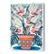 Five Doves in Bloom Botanical Wall Art