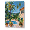 Pool and Palm Landscape Wall Decor