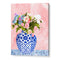 Ceramic Planter Botanical Canvas Painting