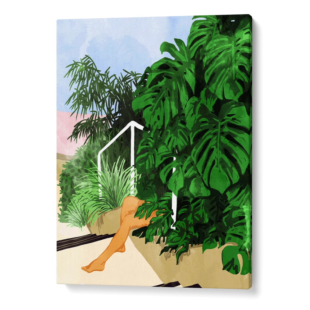 Hiding In Green Botanical Art Poster - XS / Matte Paper / Rolled Art - Nook At You