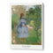 Monet - Girl with Dog (1873) Exhibition Poster