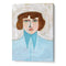 Serene Woman Portrait Canvas Painting