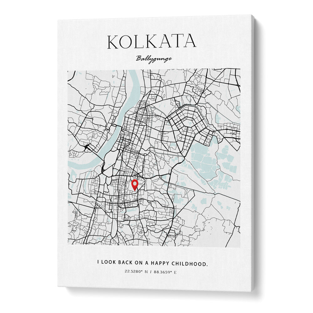 Personalised Map Art - Ethereal Streetscapes - XS / Matte Paper / Rolled Art - Nook At You