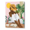 Summer Reading Women Illustration Painting