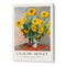 Claude Monet - Bouquet Of Sunflowers Timeless Exhibition Poster