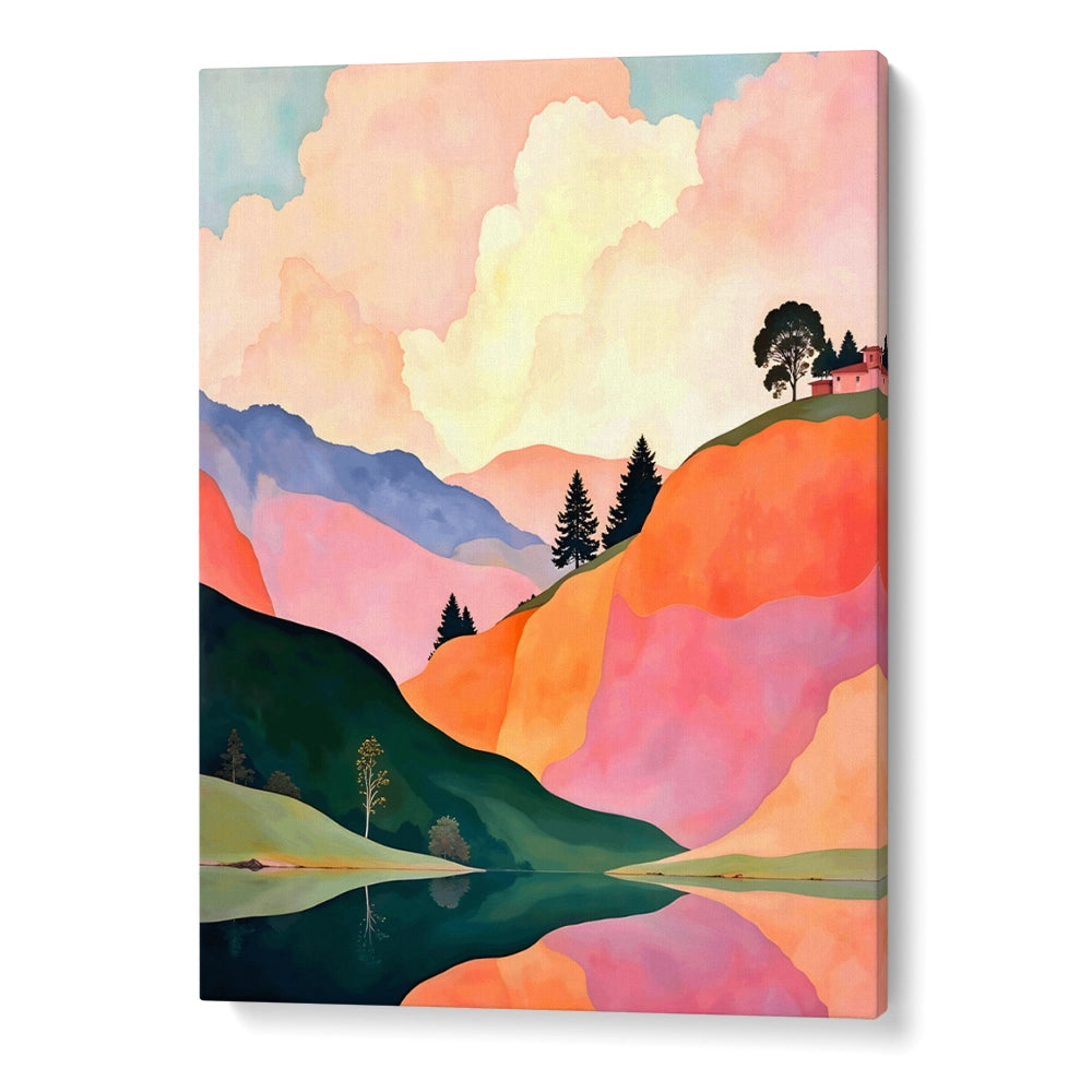 Love In the Air Landscape Canvas Prints - XS / Matte Paper / Rolled Art - Nook At You
