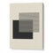 Layered Geometric Contrast Wall Art For Living Room