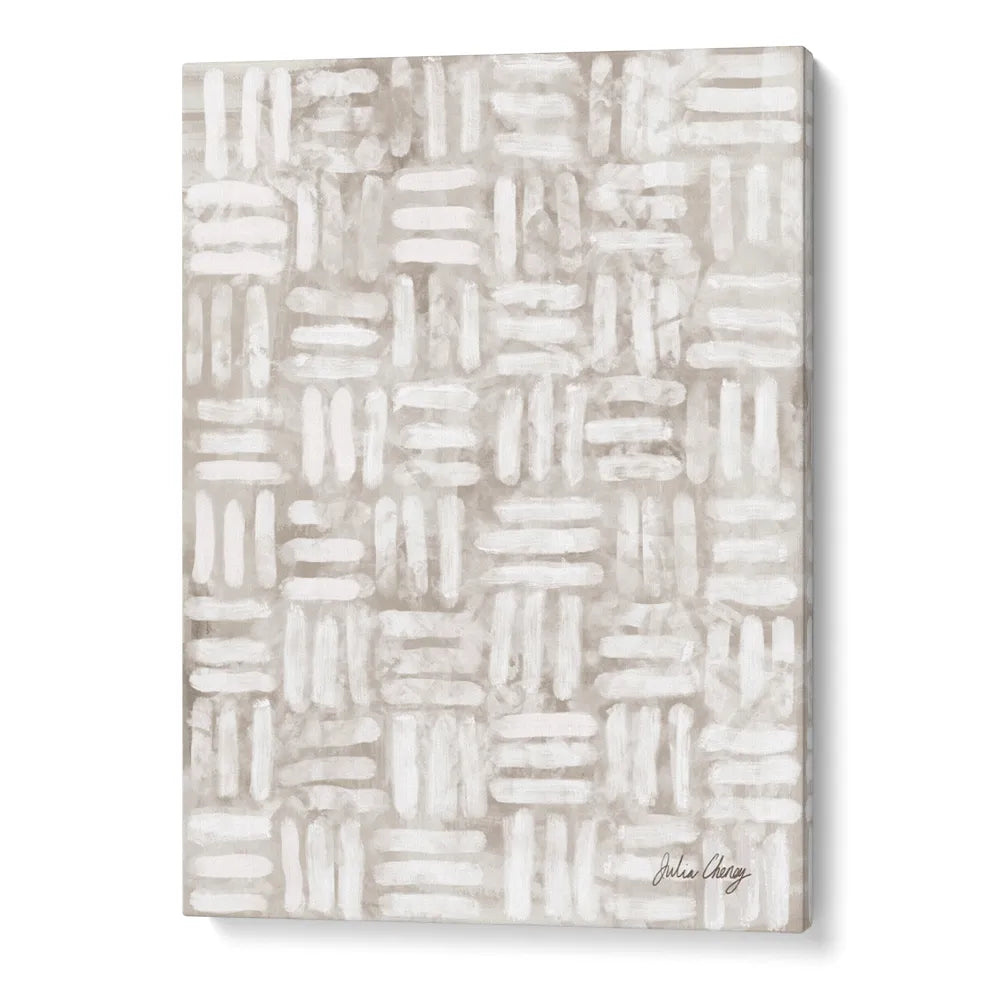 Neutral Woven Texture Abstract Print - XS / Matte Paper / Rolled Art - Nook At You