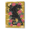 Japanese Black Panther Canvas Wall Art