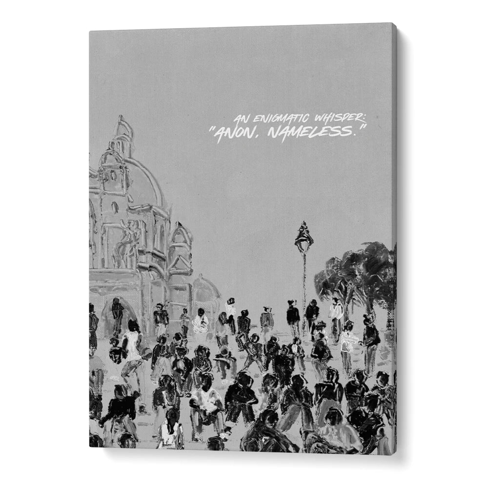 Anonymous City Whisper Quotes Wall Art Print - XS / Matte Paper / Rolled Art - Nook At You