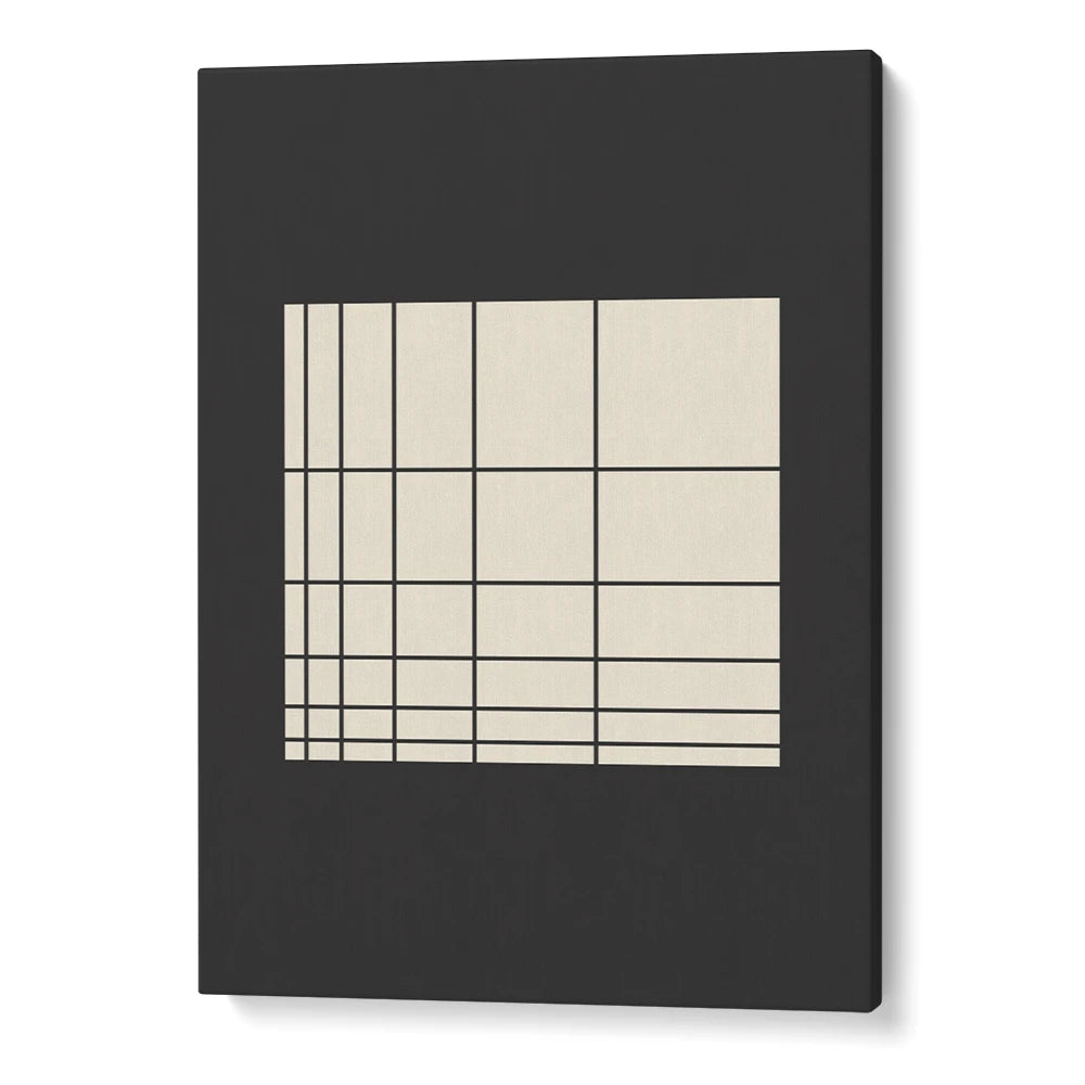 Modern Grid Abstraction Canvas Wall Art - XS / Matte Paper / Rolled Art - Nook At You