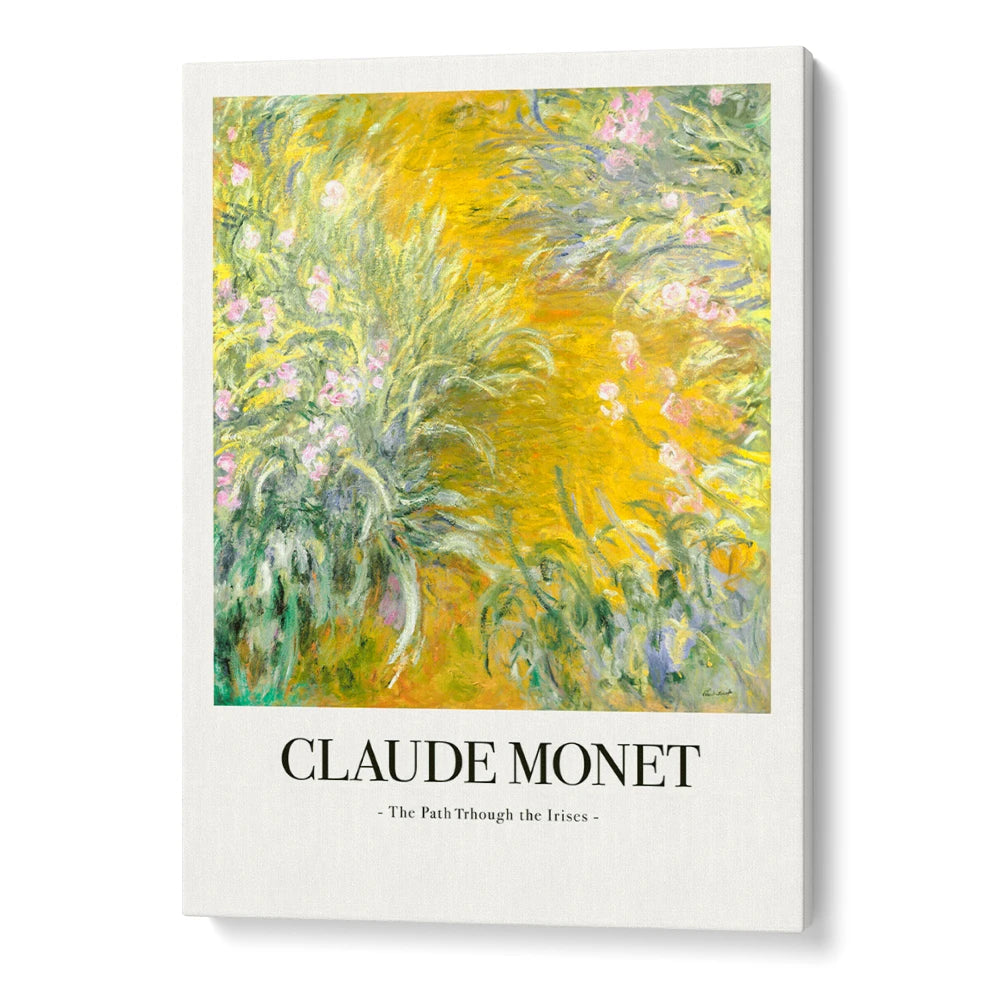 Claude Monet - The Path Through The Irises Vintage Museum Poster - XS / Matte Paper / Rolled Art - Nook At You