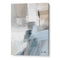 Muted Blue Abstract Artwork For Living Room