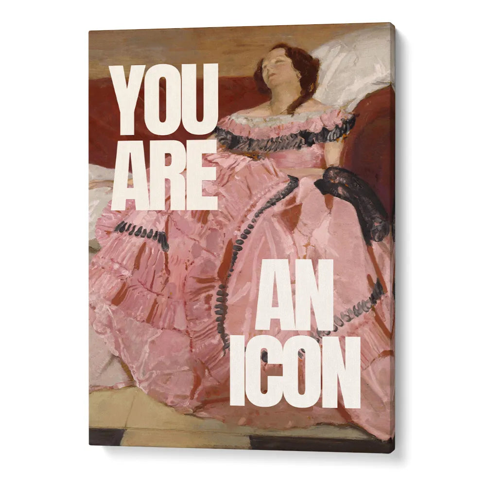 You Are An Icon Quirky Wall Art - XS / Matte Paper / Rolled Art - Nook At You