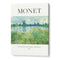 Claude Monet - Banks Of The Seine Vintage Museum Poster