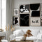 Monochrome Gallery Wall Set of 6