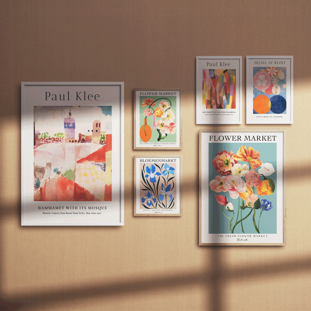 Modern Masters Gallery Wall Set Nook At You Matte Paper Rolled Art