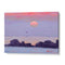 Purple Ocean Sunset Landscape Wall Art Poster for Living Room