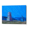 Ancient Pagodas Night Sky Landscape Wall Art Poster