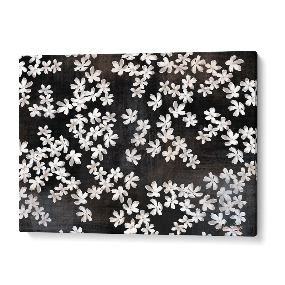 Delicate White Petals Abstract Wall Art Print - XS / Matte Paper / Rolled Art - Nook At You