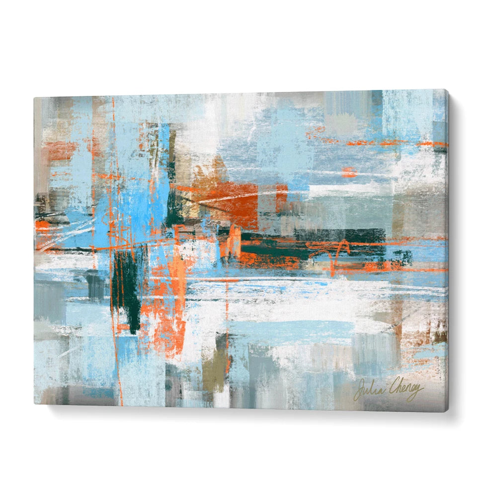 Fragments of Summer Vibrant Abstract Wall Art - XS / Matte Paper / Rolled Art - Nook At You