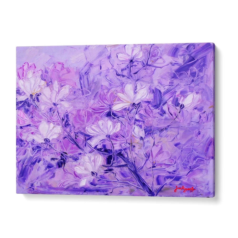 Dreamy Lavender Blossoms Vibrant Botanical Wall Art Poster - XS / Matte Paper / Rolled Art - Nook At You